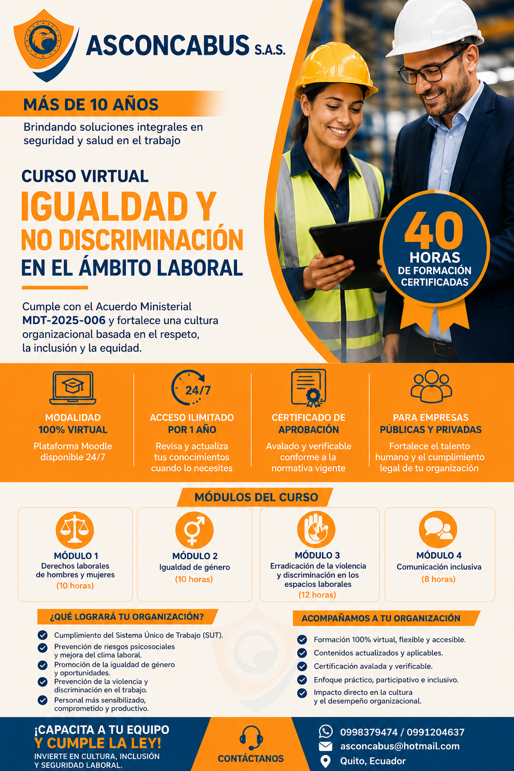 Igualdad y No Discriminación en el Ámbito Laboral.